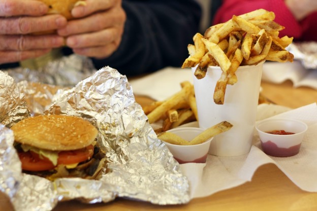 Burger and Fries