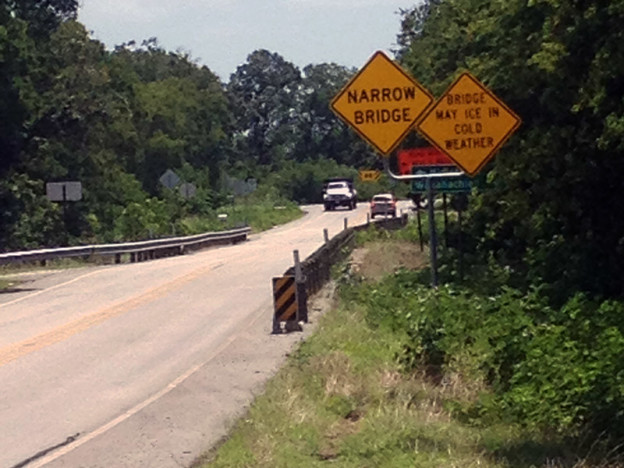 Waxahachie Creek Bridge on FM 875.