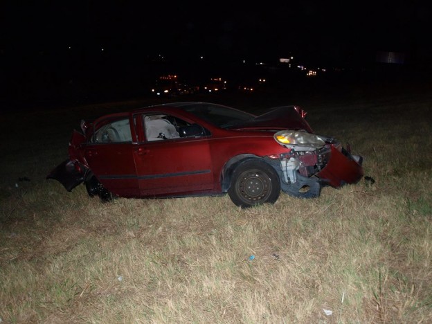 A three-vehicle accident on Hwy 67 in Midlothian on Tuesday, Sept. 1, 2015 sent three people to the hospital.