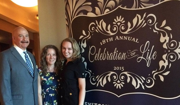 Paul D. Perry, Ellis County Commissioner, Pct.3; Rebecca Perry; and Allena Perry at the Celebration of Life benefiting Texas Right to Life on Oct. 2, 2015.